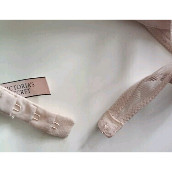 Victoria's Secret Bra Sexy Tee Push Up Floral Lace Green Beige T-Shirt P… - Picture 8 of 8